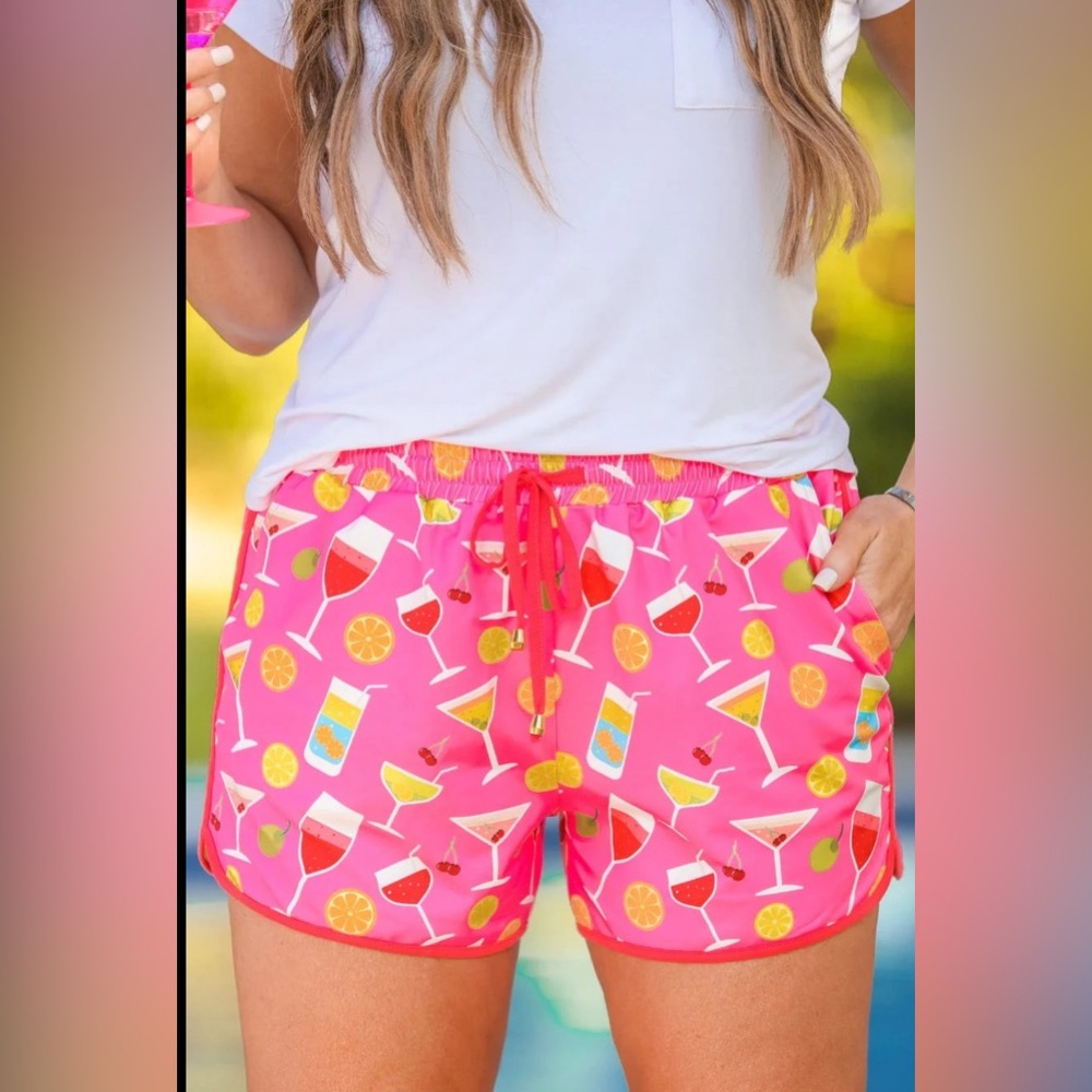 Jess Lea Happy Hour Drawstring Shorts